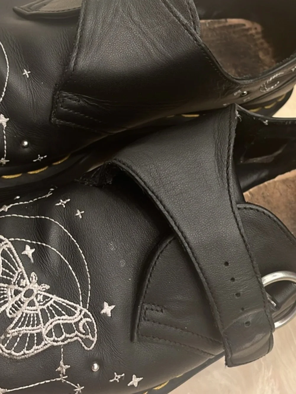 Dr martens moth/butterfly shoes